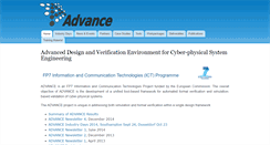 Desktop Screenshot of advance-ict.eu
